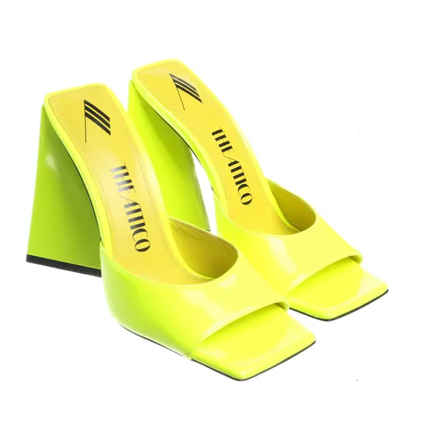 Heeled Sandals in Neon, , The Attico