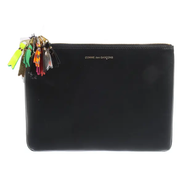 Etui in Schwarz, Leder, Comme des Garcons