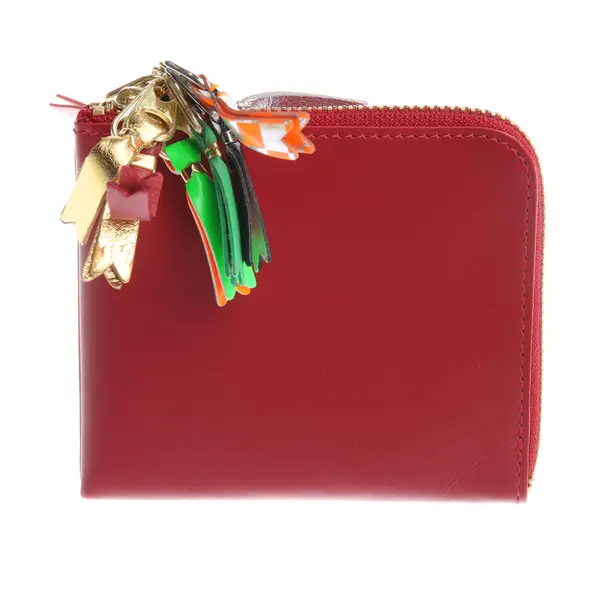 Wallet in Red, Leather, Comme des Garcons