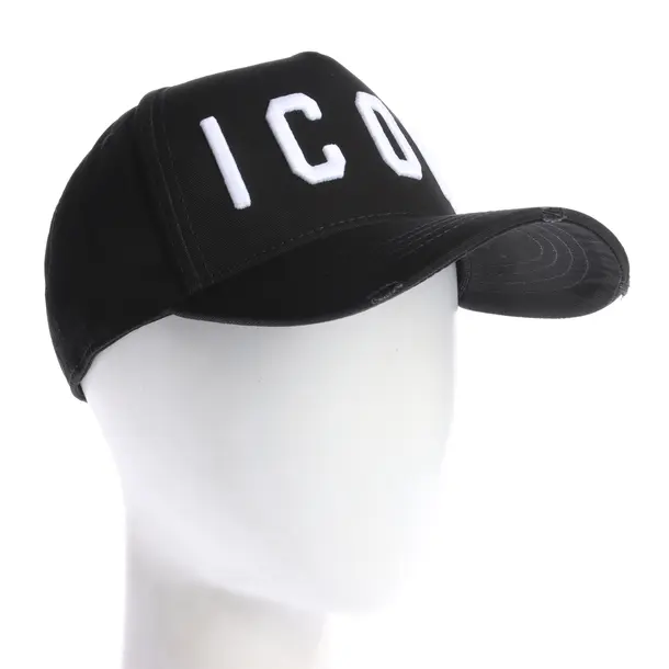 Cappello, in Nero, Cotone, Dsquared