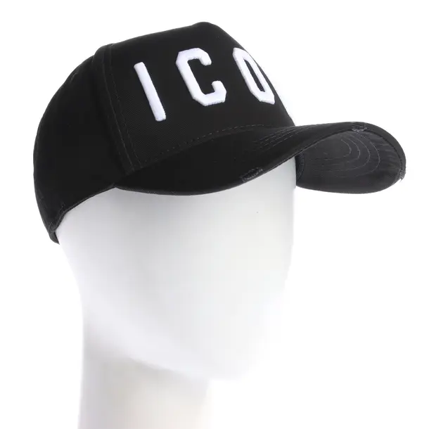 Cap, in Black, Cotton, Dsquared