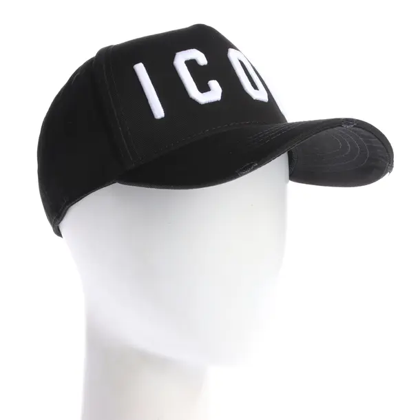 Cap, in Black, Cotton, Dsquared