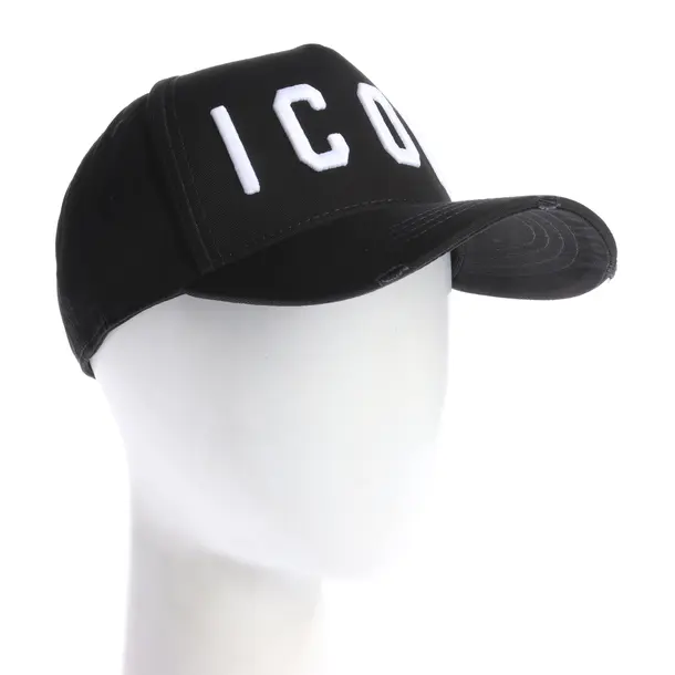 Cap, in Black, Cotton, Dsquared