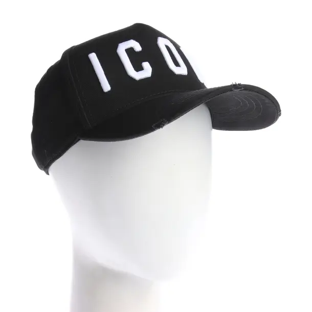 Cappello, in Nero, Cotone, Dsquared