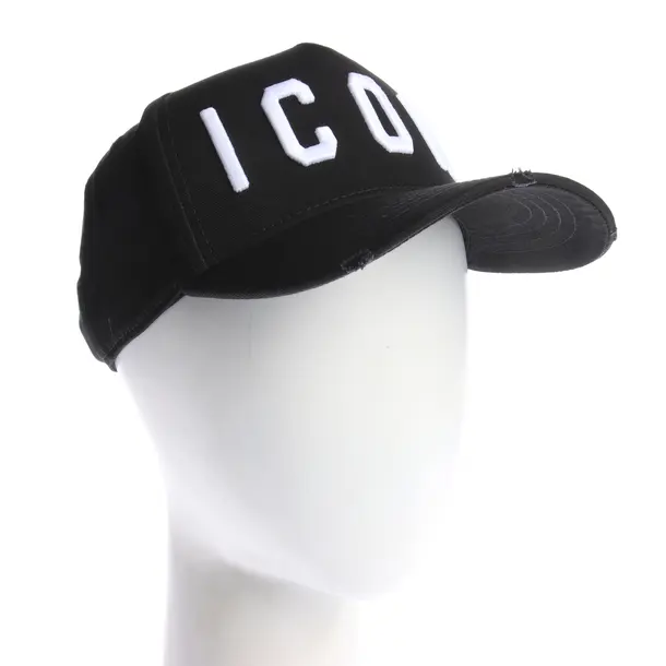 Cap in Black, Cotton, Dsquared