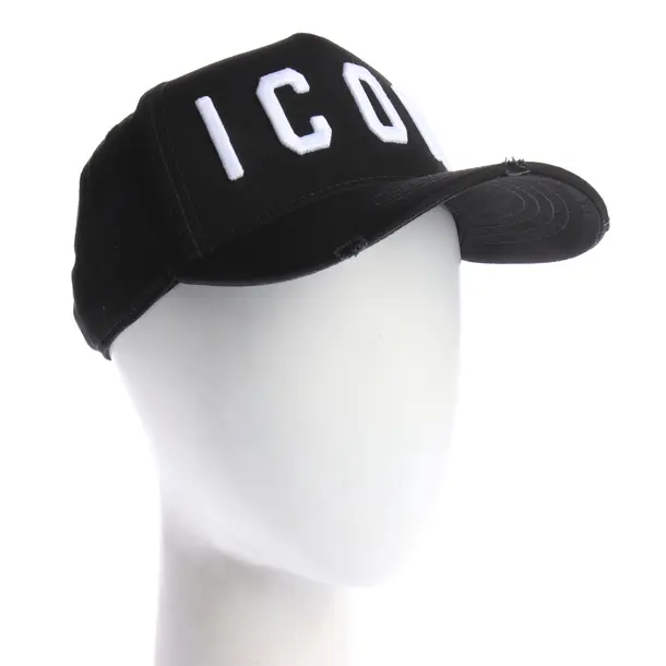Cappello, in Nero, Cotone, Dsquared