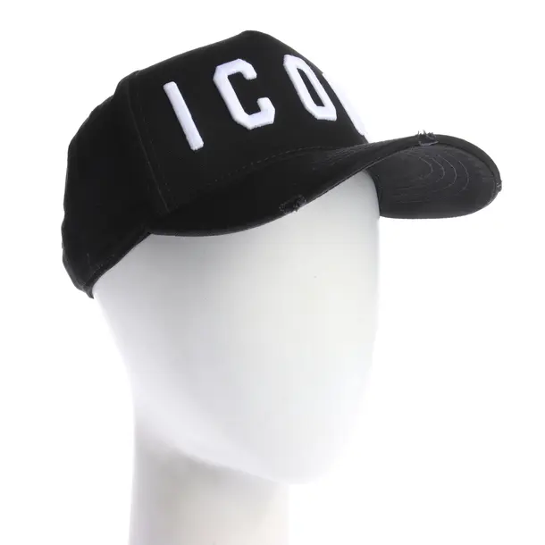 Cappello, in Nero, Cotone, Dsquared