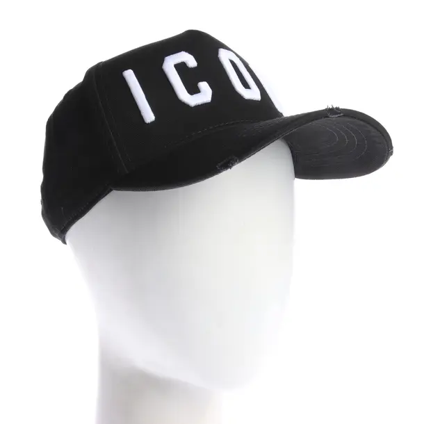 Cap, in Black, Cotton, Dsquared