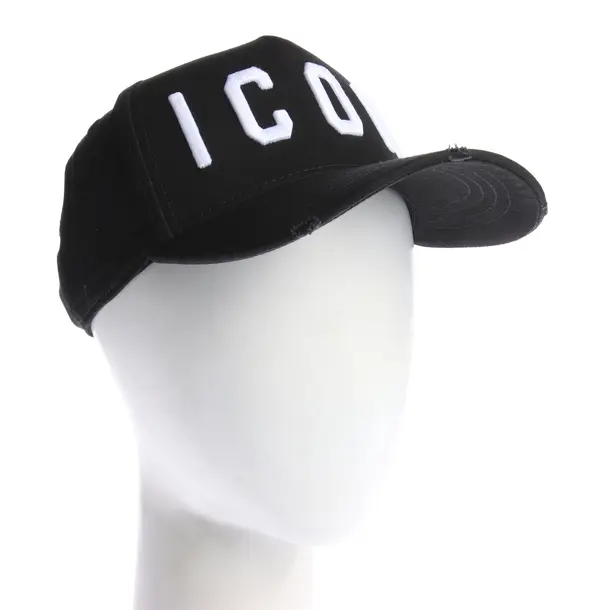 Cap, in Black, Cotton, Dsquared