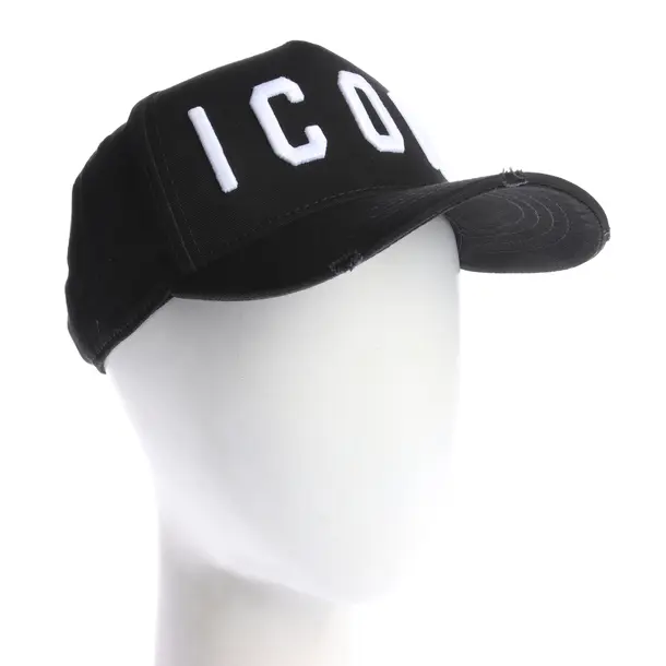 Cap, in Black, Cotton, Dsquared
