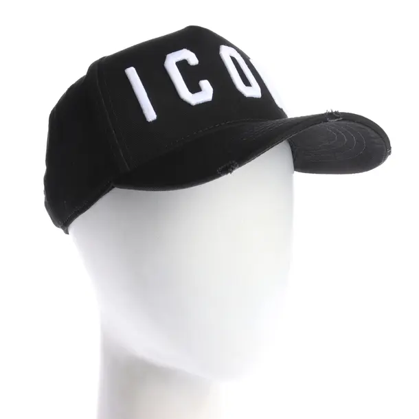 Cap, in Black, Cotton, Dsquared