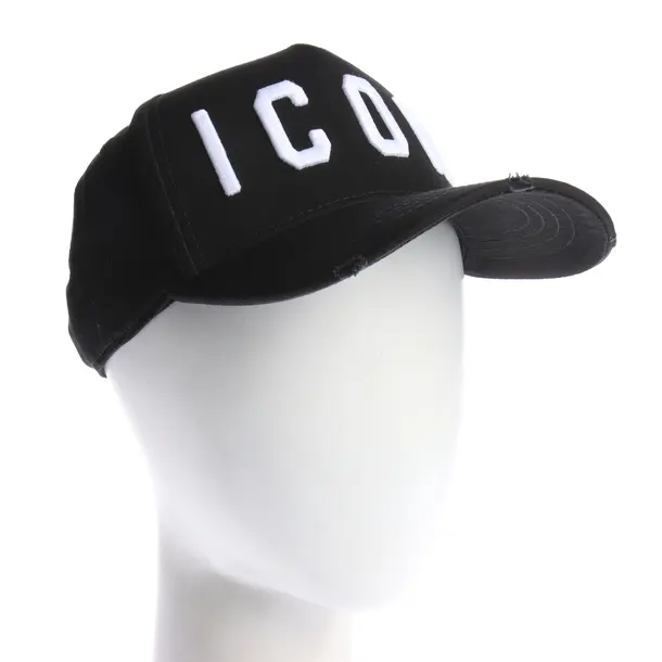 Cappello, in Nero, Cotone, Dsquared