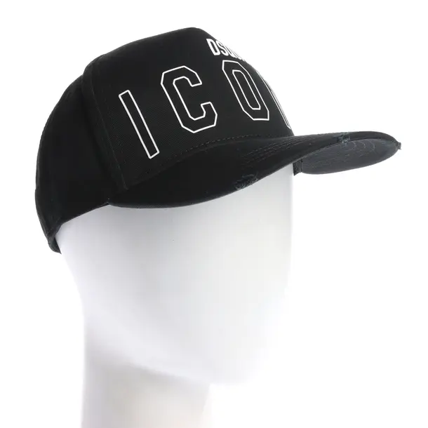 Cap in Black, Cotton, Dsquared