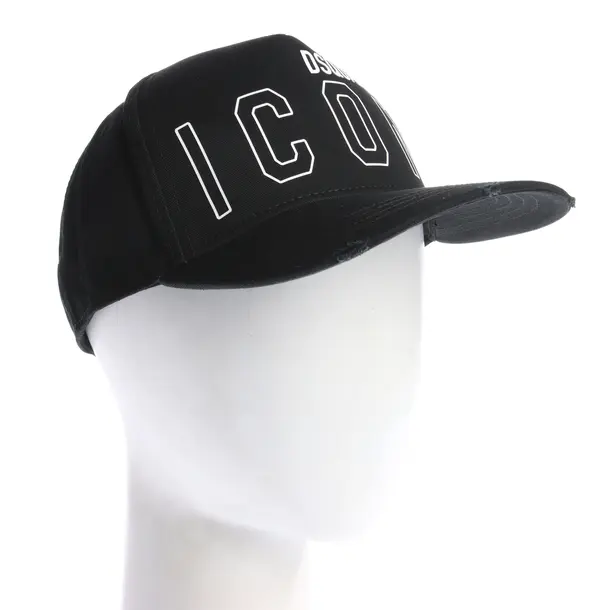 Cap, in Schwarz, Baumwolle, Dsquared