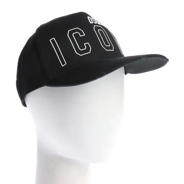 Cap, in Schwarz, Baumwolle, Dsquared