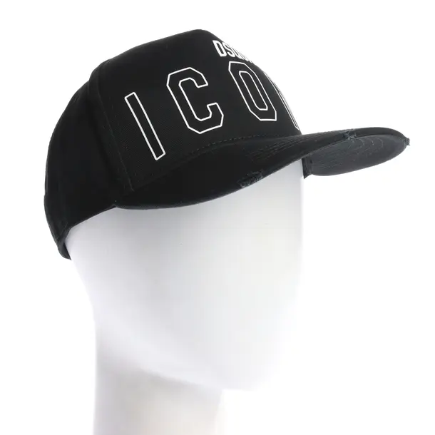 Cappello, in Nero, Cotone, Dsquared