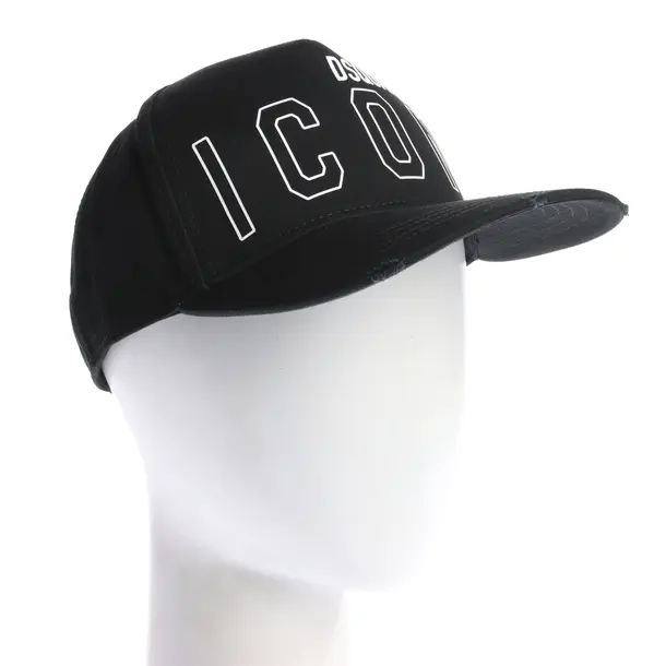 Cap, in Schwarz, Baumwolle, Dsquared