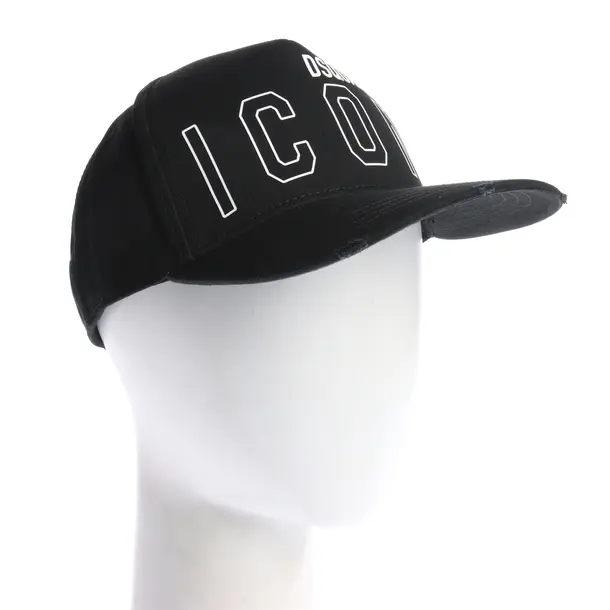 Cap, in Black, Cotton, Dsquared