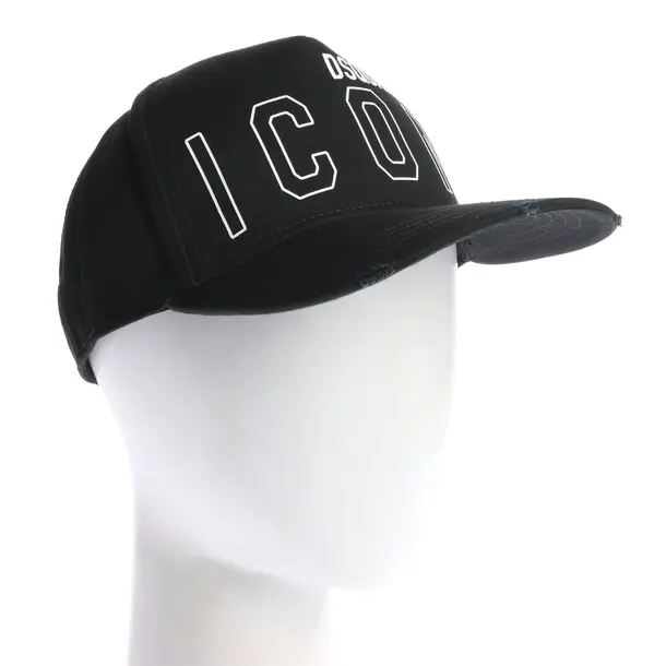 Cappello, in Nero, Cotone, Dsquared