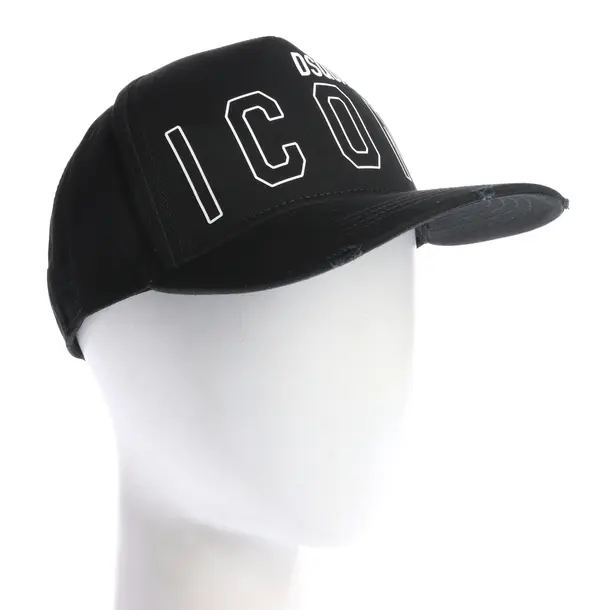Cap, in Schwarz, Baumwolle, Dsquared