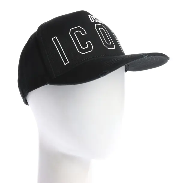 Cap in Black, Cotton, Dsquared