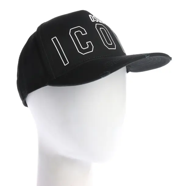Cap, in Schwarz, Baumwolle, Dsquared