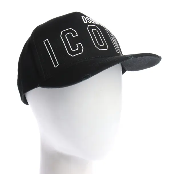 Cap in Black, Cotton, Dsquared