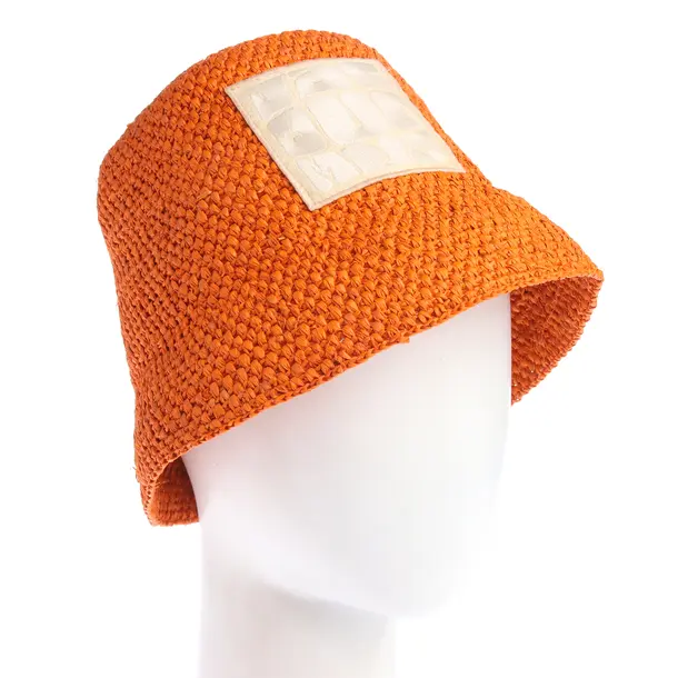 Hat in Orange, Other fibres, Jacquemus