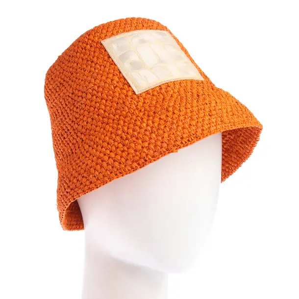 Hat, in Dark Orange, Other fibres, Jacquemus