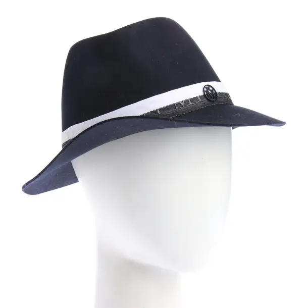 Hat in Blue, Wool, Maison Michel