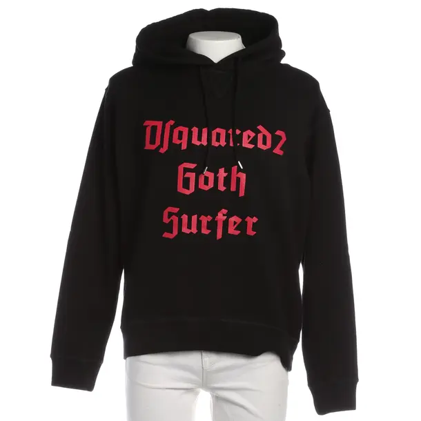 Hoodie in Black, Cotton, Dsquared