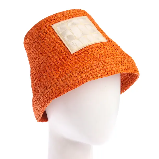 Hat in Orange, Other fibres, Jacquemus