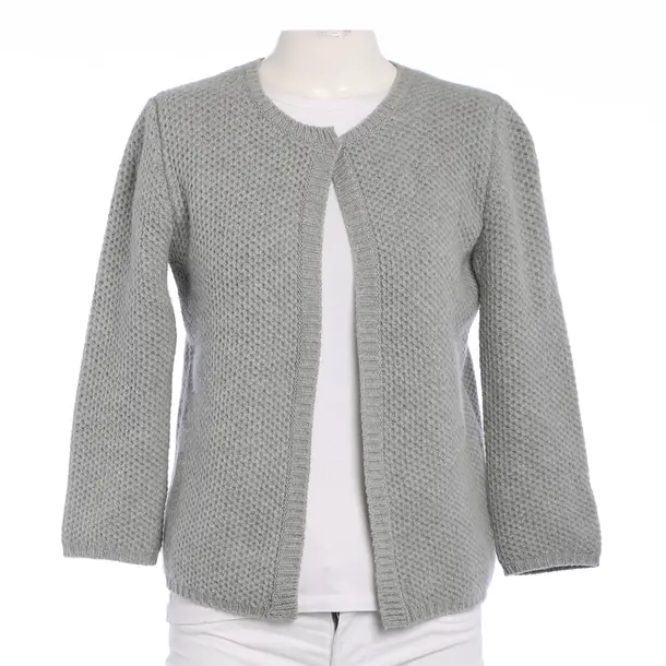 Strickjacke in Grau, Wolle, Max Mara