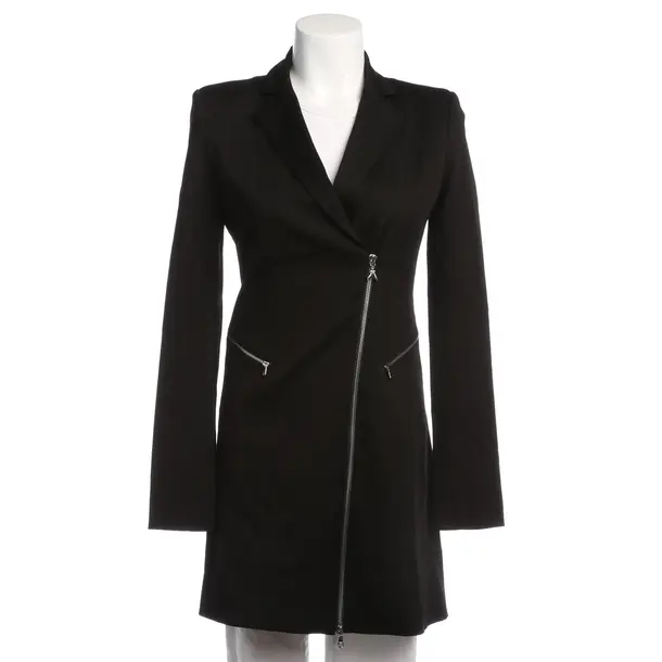 Mid-Season Coat in Black, Viscose, Patrizia Pepe