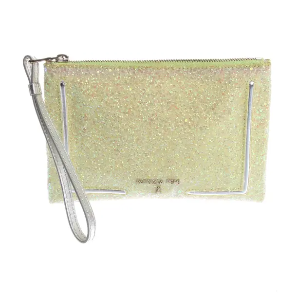 Clutch Bag in Yellow, Polyvinyl, Patrizia Pepe