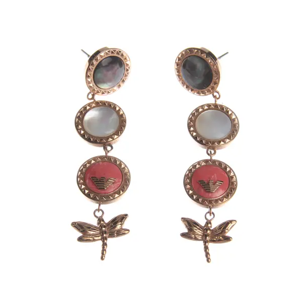 Earrings in Multicolored, Metal (metallic, metallized), Emporio Armani