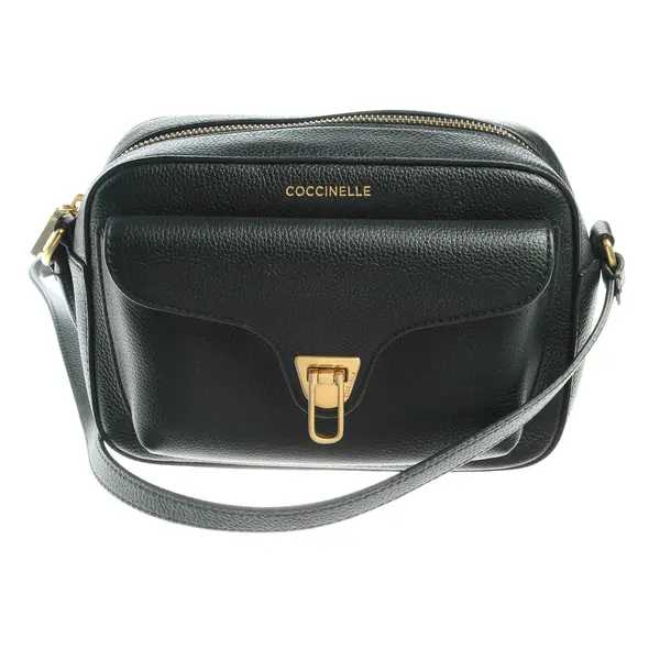 Schultertasche in Schwarz, Leder, Coccinelle