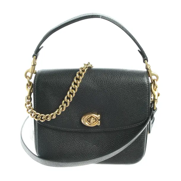 Shoulder Bag in Black, Leather, Coach