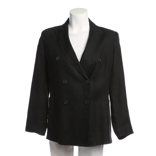 Blazer in Schwarz, Leinen, Max Mara
