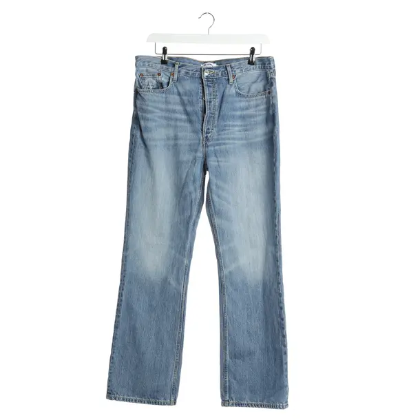 Straight Fit Jeans in Blue, Cotton, Re/Done