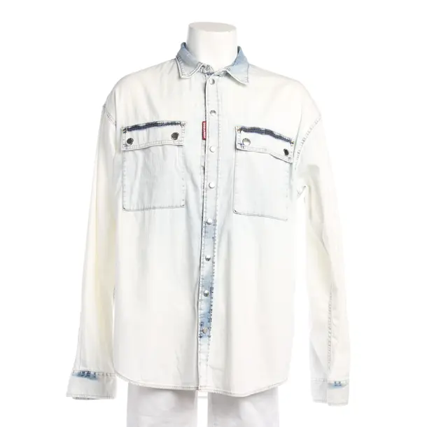 Jeanshemd in Blau, Baumwolle, Dsquared
