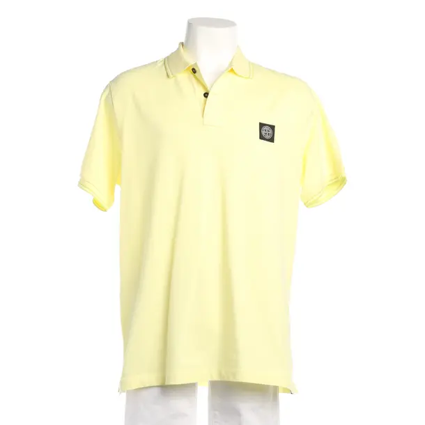 Poloshirt in Gelb, Baumwolle, Stone Island