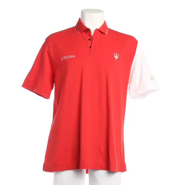 Poloshirt in Rot, Baumwolle, Zegna