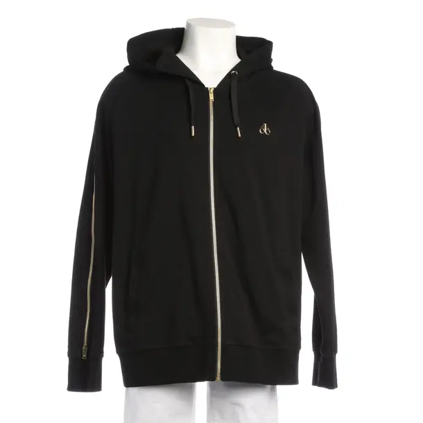 Felpa con cerniera, in Nero, Cotone, Alce Knuckles