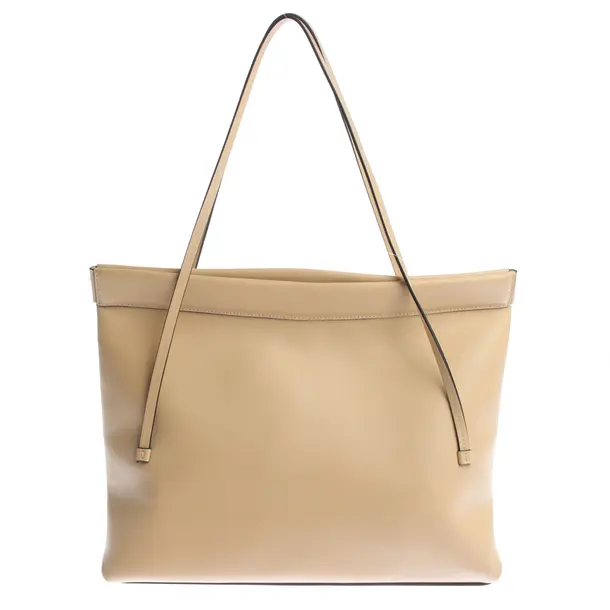 Schultertasche in Weiß, Leder, Wandler