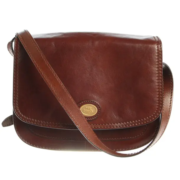 Schultertasche in Braun, Leder, The Bridge