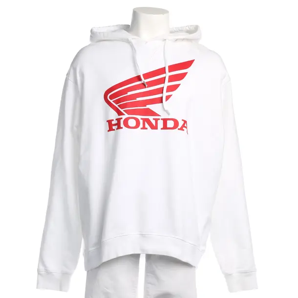 Hoodie in Weiß, Baumwolle, Dsquared