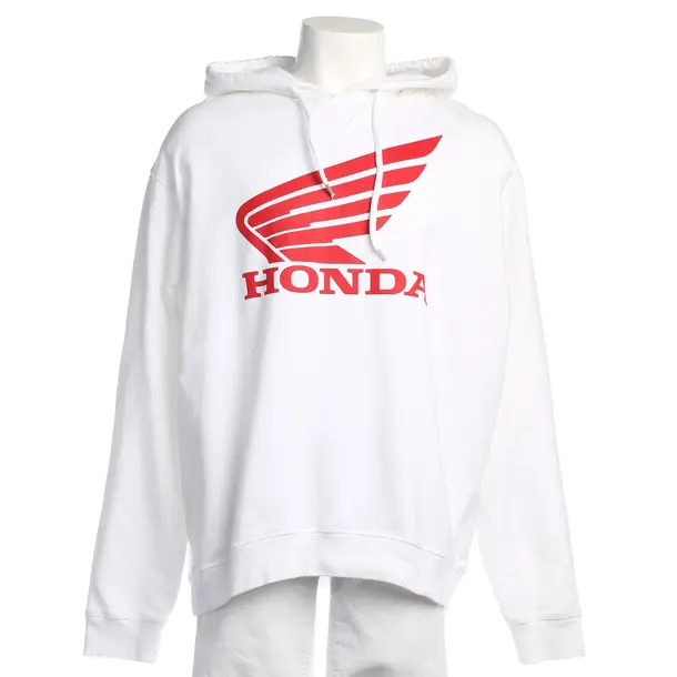 Hoodie in White, Cotton, Dsquared