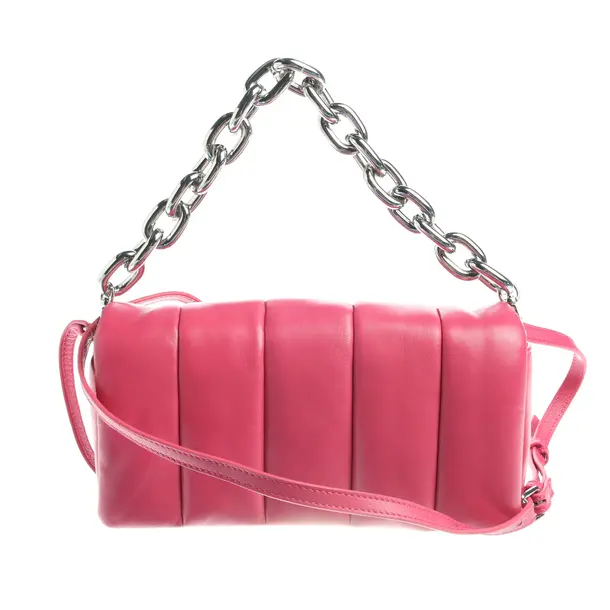Schultertasche in Rosa, Leder, Stand Studio