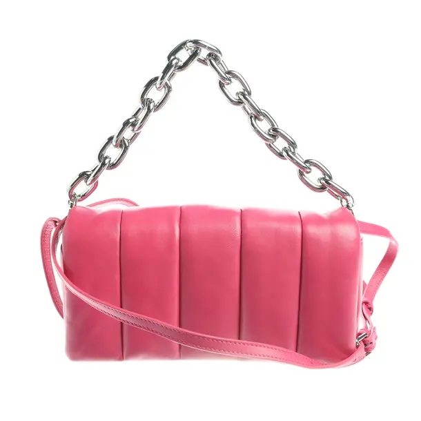 Schultertasche in Rosa, Leder, Stand Studio